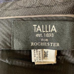 Tallia Mens Navy Dress Pants Tall 38W X 36L  TALL